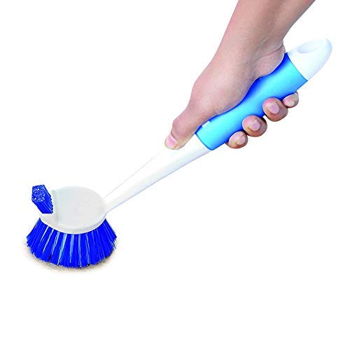 Stager Plastic Wash Basin/Toilet Seat Cleaning Brush - Set of 1 Pieces - Image 4
