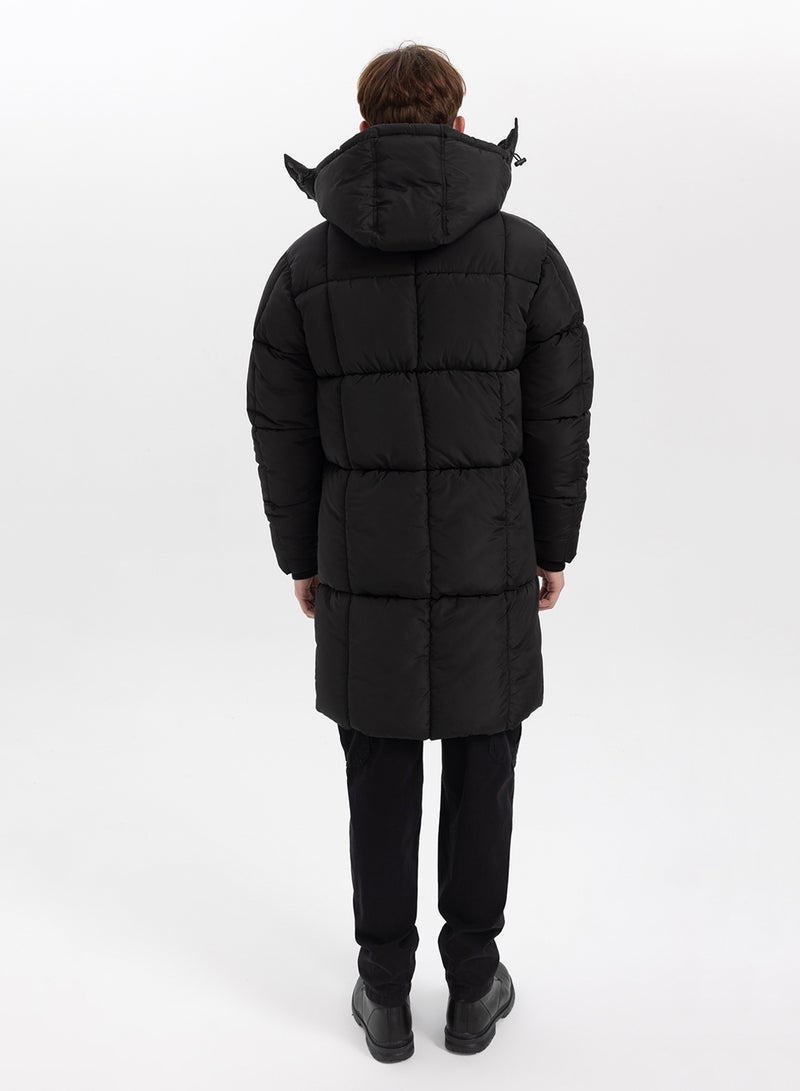 DeFacto Water-Repellent Hooded Parka Jacket  - Image 2