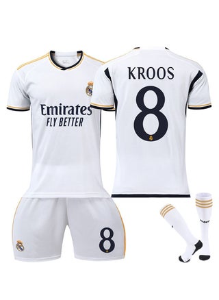 3-piece set of Real Madrid's No. 8 new football jerseys - pzsku/Z65BC78837A4EFB14F21EZ/45/_/1693184761/2dba2a8f-6d09-498e-84f1-dcf8fc1a6a69