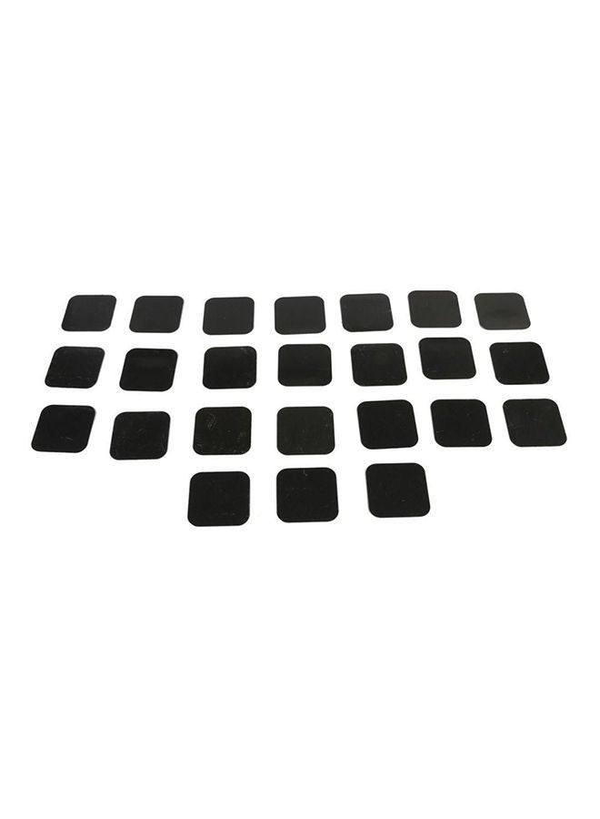 NIBEMINENT Square Shape Cake Mould Tray Black - Image 4
