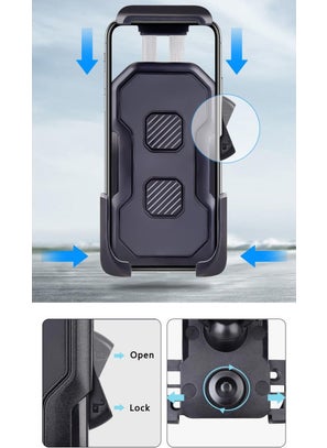 Apera MT54 Motor Motorcycle and Bicycle Phone Holder Handlebar Compatible High Quality Compatible with All Phones  - Image 4