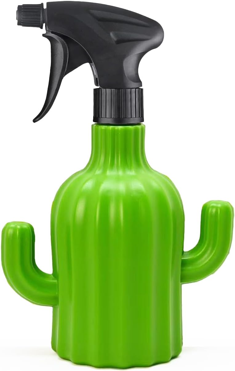 زجاجة رش Plant Mister، زجاجة رش للاستخدام داخل المنازل والحدائق، رشاش رذاذ مائي مستمر للنباتات والزهور والتنظيف (لون أخضر، سعة 600 مل/20 أونصة) - Image 1