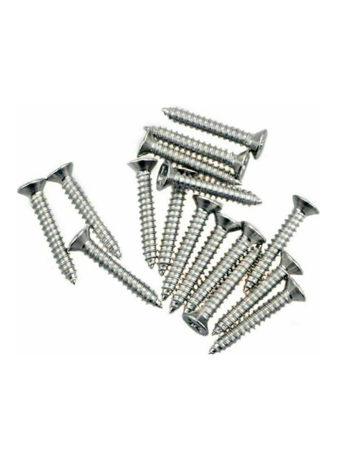 NIBEMINENT 24-Piece Sun Shade Stainless Steel Hardware Installation Kit Silver - Image 3
