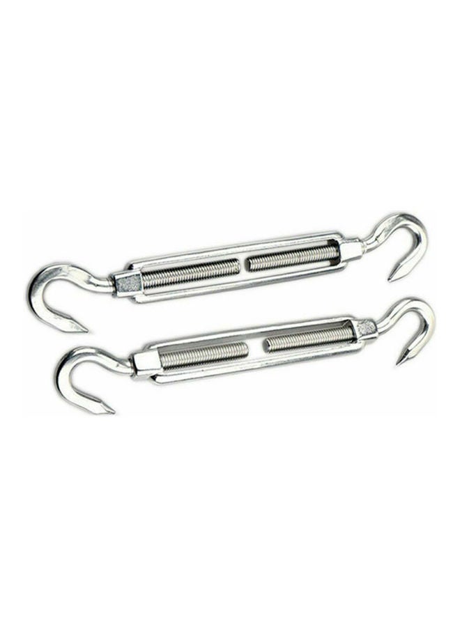 NIBEMINENT 24-Piece Sun Shade Stainless Steel Hardware Installation Kit Silver - Image 2
