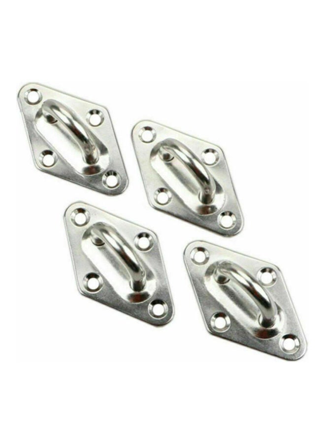NIBEMINENT 24-Piece Sun Shade Stainless Steel Hardware Installation Kit Silver - Image 5