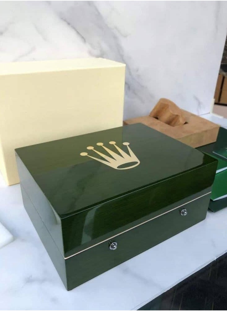 Rolex - Men's watch Matte gold with original box - Image 1