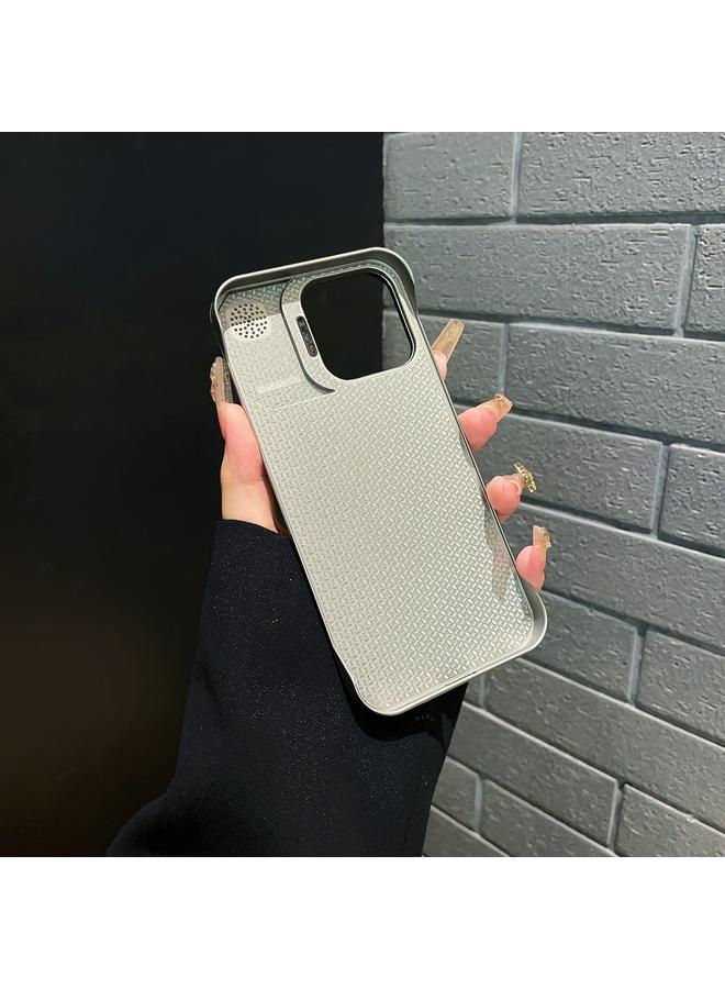 S-TOP Case For iPhone 14 Pro Max Metal Holder Plain Leather MagSafe Phone Case - Image 3