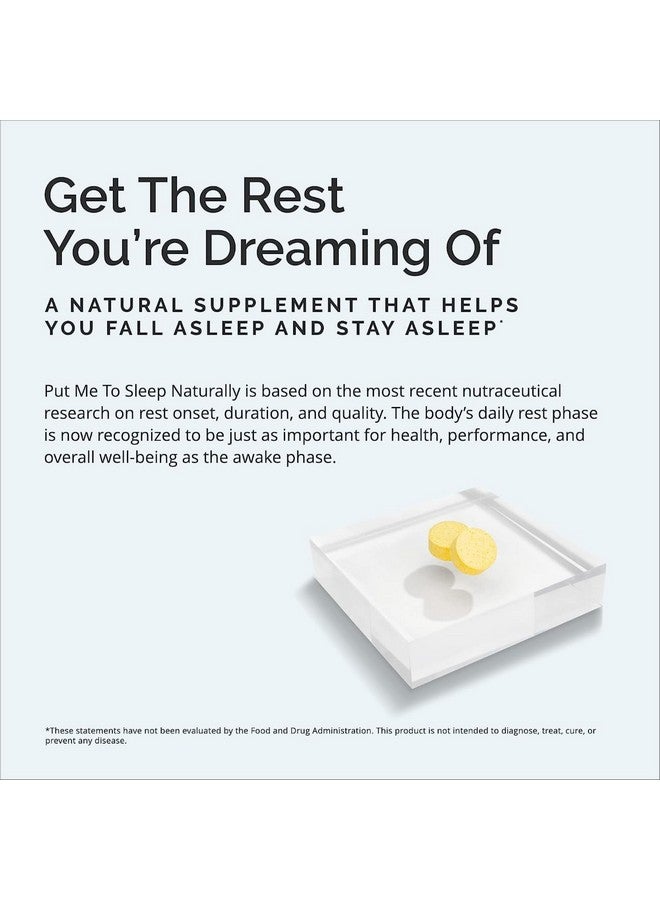 BRAINMD Dr Amen Put Me to Sleep Naturally - 90 Chewable Tablets, Pack of 2 - with Melatonin, L-Theanine, Magnesium, GABA, Vitamin B6 & 5-HTP - Gluten Free - 90 Total Servings - Image 3