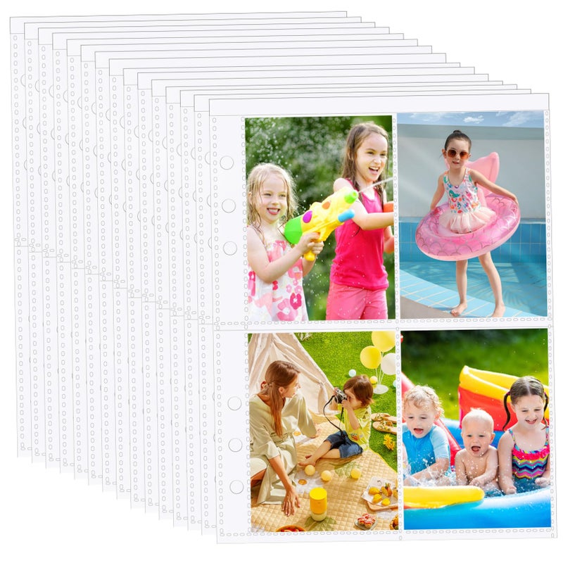 Trading Card Protector Sheets 50 Pack Easy Insert Design For Binders And Photos - Image 2