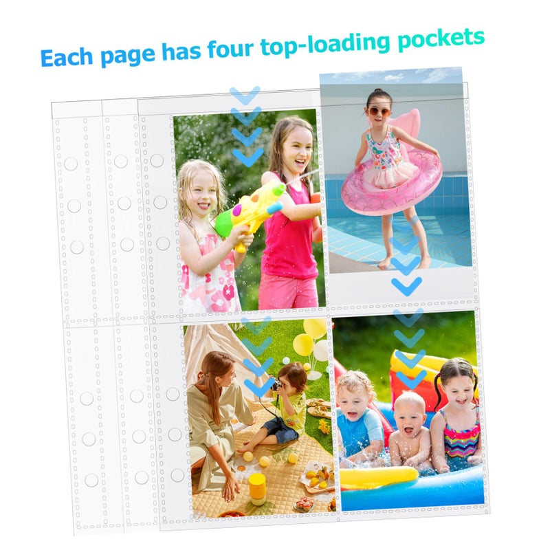 Trading Card Protector Sheets 50 Pack Easy Insert Design For Binders And Photos - Image 3
