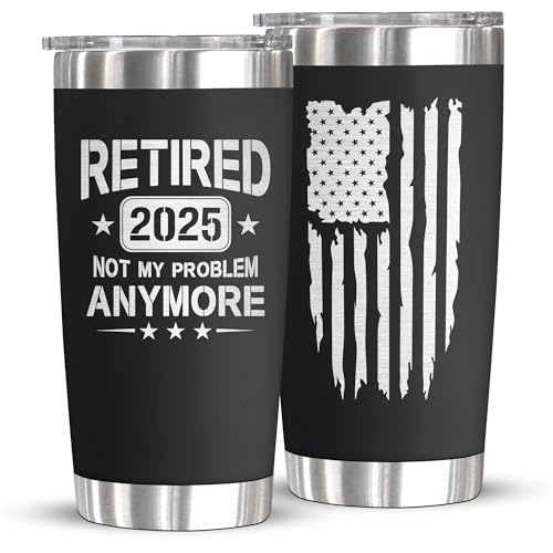 TinhCD Store Retirement Gifts for Men Women 2025, Teacher, Coworkers Leaving, Funny, Happy Retirement, Goodbye Gift, Farewell Gifts For Coworkers, 20oz Coffee Tumbler - Image 1