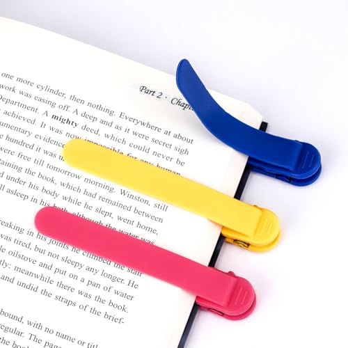 Kwinto 3Pcs Smart Silicone Bookmarks – Durable, Flexible Bookmark Clips for Women, Students, and Professionals – Ideal for Reading, Office, and School Supplies – Binder Dividers & Book Accessories - Image 3