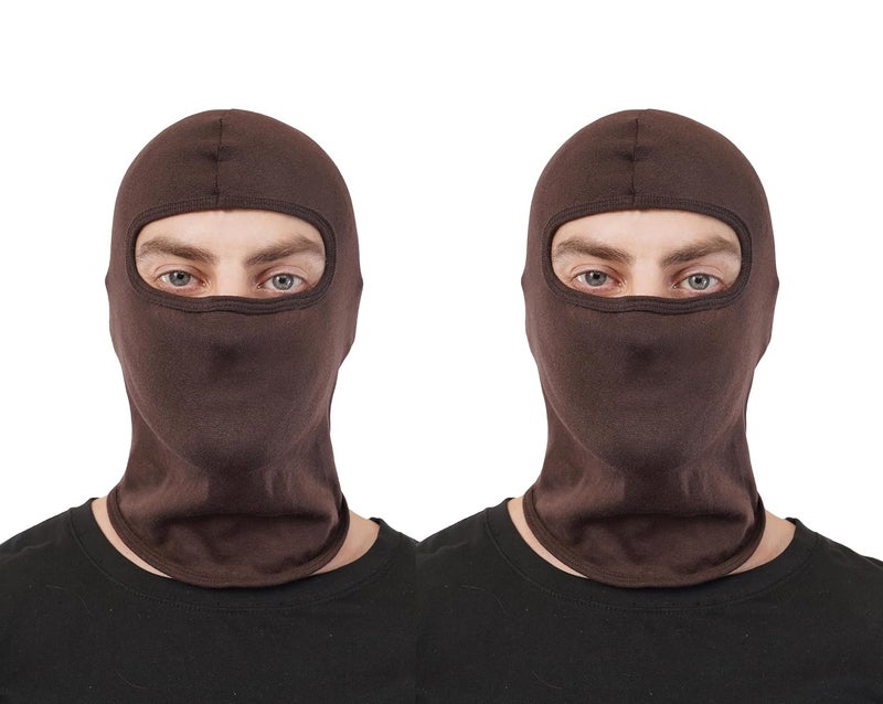 PrimeBox Full Cover Face Mask Cotton Fabric Bike Riding Washable Dust Protection Balaclava For Men Women Neck Gaiter Helmet Liner Pack of 2 Rider Accessories - Image 1