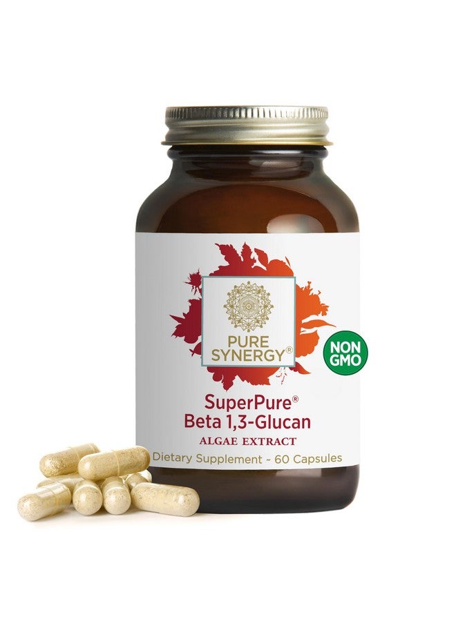 بيور سينرجي مستخلص بيتا ١,٣-جلوكان سوبر بيور من بيور سينرجي | ٥٠٠ ملغ من بيتا ١,٣-جلوكان من الطحالب | مستخلص موحد خالٍ من الخميرة، غير معدل وراثيًا | يدعم صحة المناعة والهضم (٦٠ كبسولة) - Image 1