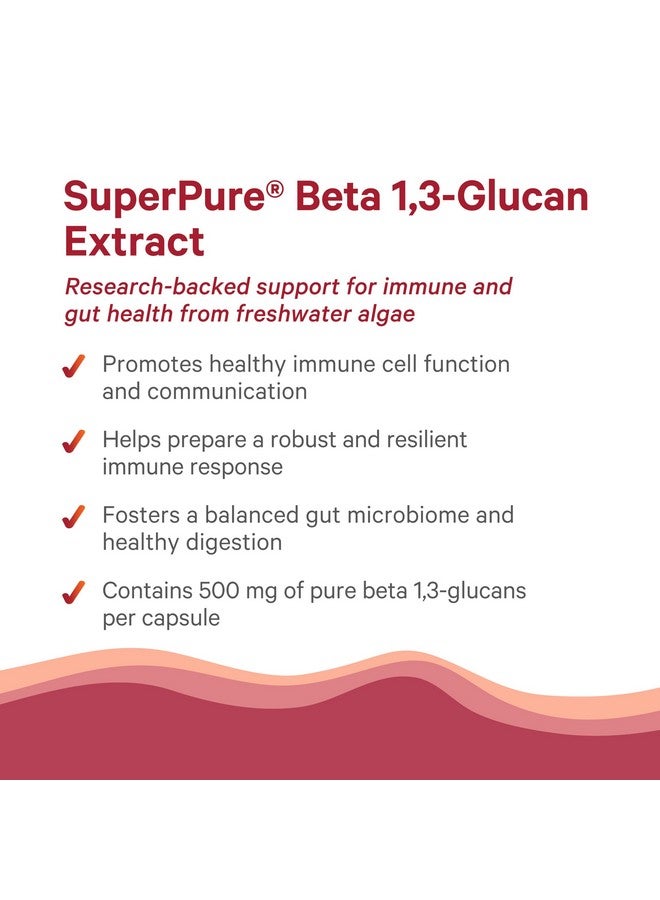 بيور سينرجي مستخلص بيتا ١,٣-جلوكان سوبر بيور من بيور سينرجي | ٥٠٠ ملغ من بيتا ١,٣-جلوكان من الطحالب | مستخلص موحد خالٍ من الخميرة، غير معدل وراثيًا | يدعم صحة المناعة والهضم (٦٠ كبسولة) - Image 4