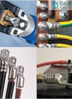 KNP KNP Wire Lug Terminal Connector 16-10 MM is designed to connect cables with a cross-sectional area of 16 mm² to a 10 mm diameter stud or terminal.  - Image 3