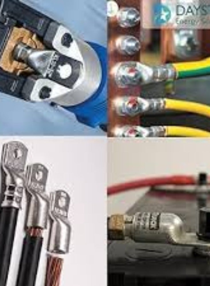 KNP KNP Wire Lug Terminal Connector 16-10 MM is designed to connect cables with a cross-sectional area of 16 mm² to a 10 mm diameter stud or terminal.  - Image 3