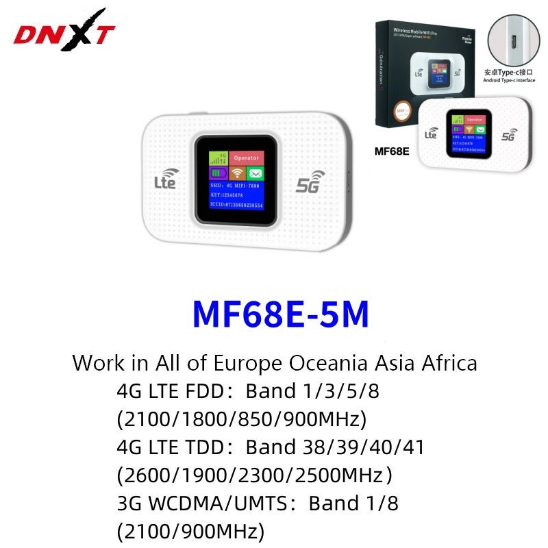 Generic 4G Portable Router Lte 5G Wifi Pocket Wifi Color Screen 4G Wifi ...
