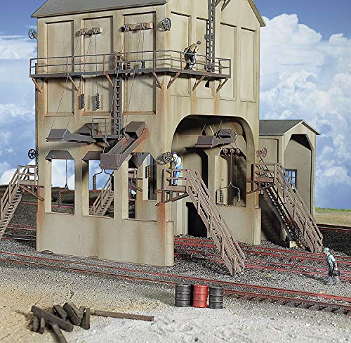 Walthers Cornerstone مجموعة وولثرز كورنرستون مقياس HO برج الفحم الحديث رمادي، 8 - Image 3