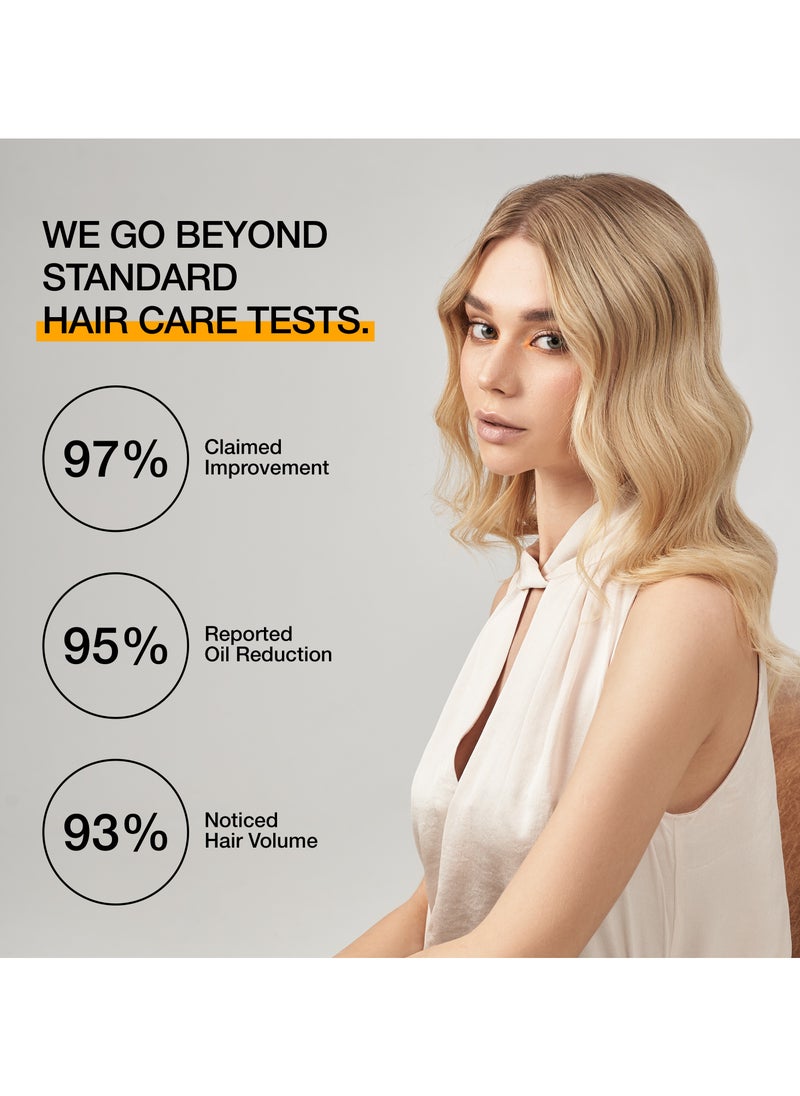GK Hair - Balancing Shampoo (33.8 Fl Oz/1000ml) For Oily Color Treated Hair Deep Cleansing Restores pH Levels Ideal for Over-Processed and Environmentally Stressed Hair - Image 1