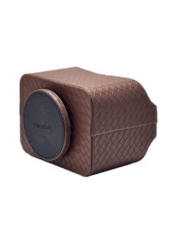 UnionBasic Rotating Desk Organizer, 360 Degree Desk Spinning Caddy, Desktop TV Guide/Mail/Media/Remote Controller Holder Organizer, Woven Coffee  - Image 5