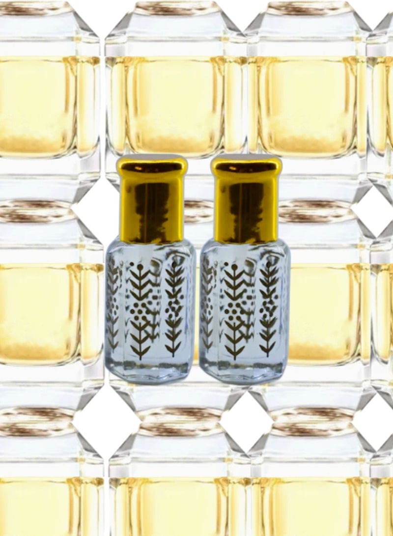 2 Pieces Paradiso Essential Oil For Women Original Clear 6 Ml