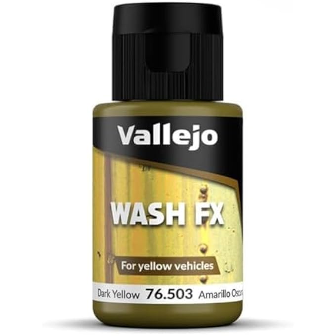 Vallejo 76.503 MODEL WASH PAINT 35 ML, DARK YELLOW - Image 1