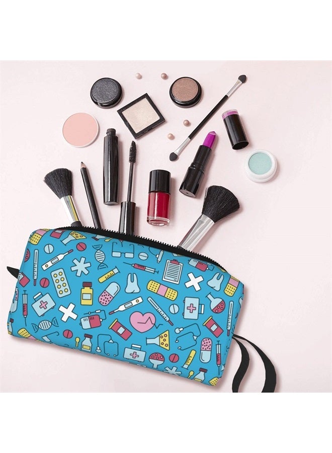 Nurse Equipment Makeup Bag Adorable Travel Cosmetic Toiletry Organizer Case for Women