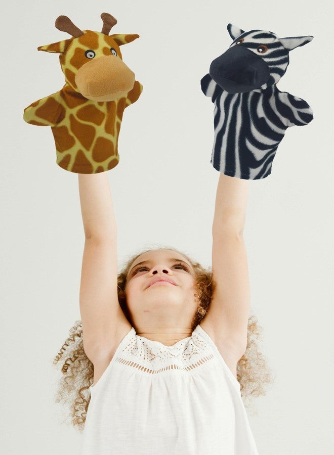 Elfactory Animal Hand Puppets for Kids - Educational Storytelling Interactive Plush Hand Puppet Set for Learning (6-8 inches) (PF2) - Image 4