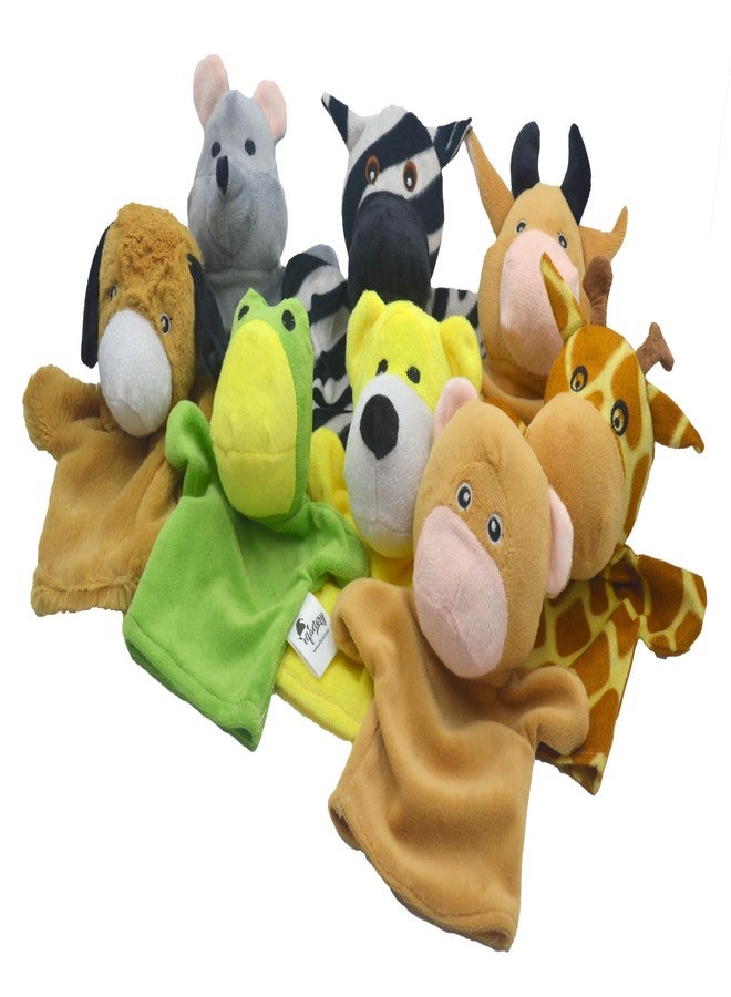 Elfactory Animal Hand Puppets for Kids - Educational Storytelling Interactive Plush Hand Puppet Set for Learning (6-8 inches) (PF2) - Image 5
