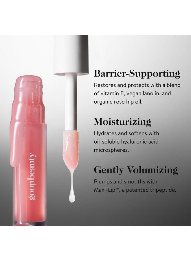 goop Beauty Hydra-Barrier Gel Gloss | Hydrating Lip Gloss to Moisturize & Plump Lips | Hyaluronic Acid & Vitamin E | Spice - Sheer Cocoa | 0.13 oz - Image 4