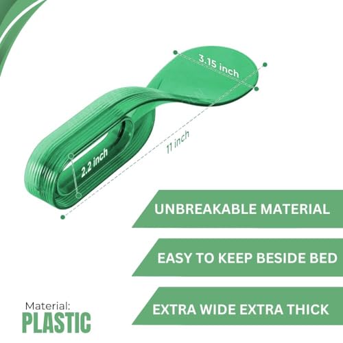 JIALTO 2 Pcs Bedsheet Tucker Tool – Mattress Helper for Tight Sheet Tucking, Easy Bed Making, Ergonomic Design, Durable Plastic Sheet Tucker Clip, Fits Under Mattress Corners (Green) - Image 2