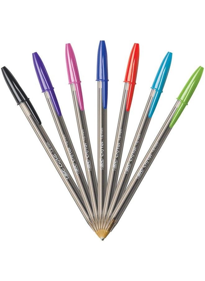 Bic قلم حبر جاف كريستال إكسترا بولد فاشون، 48 عبوة، ألوان متنوعة جديدة، نقطة متوسطة 1.6 مم، أقلام ملونة رائعة لتدوين الملاحظات والمستلزمات المدرسية للبالغين والأطفال.  - Image 4