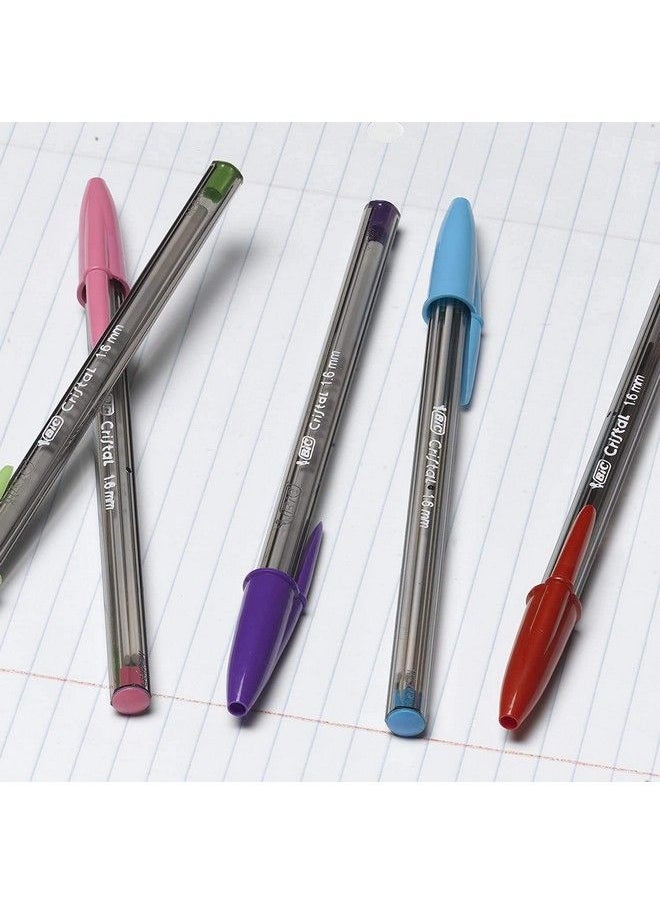 Bic قلم حبر جاف كريستال إكسترا بولد فاشون، 48 عبوة، ألوان متنوعة جديدة، نقطة متوسطة 1.6 مم، أقلام ملونة رائعة لتدوين الملاحظات والمستلزمات المدرسية للبالغين والأطفال.  - Image 5