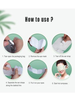 ماركة غير محددة 10 حزمة من البخار الساخن eyeshade الهالات السوداء وتخفيف الضغط  - Image 2