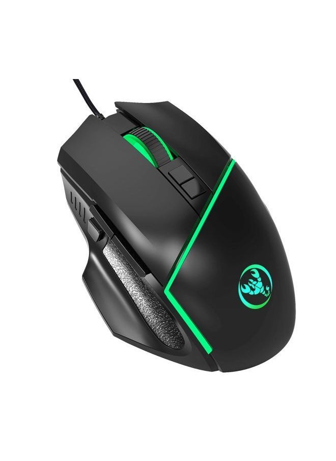 NIBEMINENT Wired Gaming Mouse Black  - Image 5