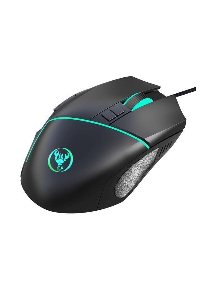 NIBEMINENT Wired Gaming Mouse Black  - Image 3