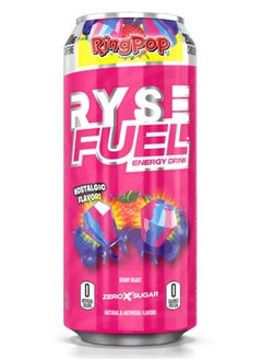RYSE Fuel Energy Drink, Ring Pop Berry Blast, 1 Can 