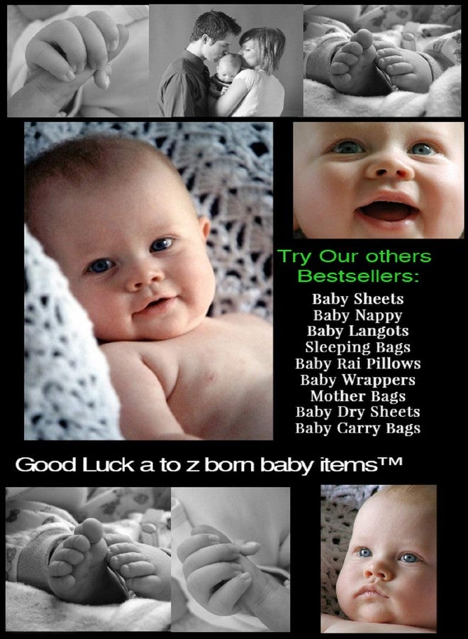 GOOD LUCK GoodLuck Triangle Shape Nappy for New Born Baby - Cotton Cloth Diapers/Langot for Babies # 0-6 Months # Double Layer Nappies Washable and Reusable (Triangle Shape Set of 12 Pcs) - Image 3