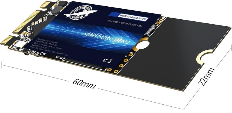 Dogfish M.2 SSD 512GB 3D NAND TLC SATA III 6 Gb/s, M.2 (2260mm) Internal Solid State Drive - Compatible with Desktop PC Laptop (M.2 2260 512GB) - Image 2