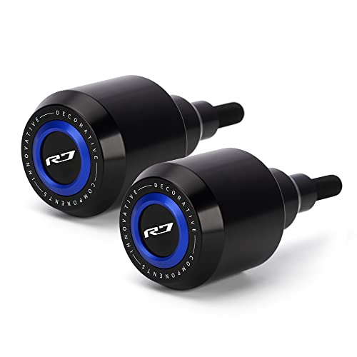 Modeer مودير متوافق مع YZF R7 2021 2022 2023 2024 2025 دراجة نارية إطار حماية من الاصطدام والانزلاق (أزرق) - Image 2
