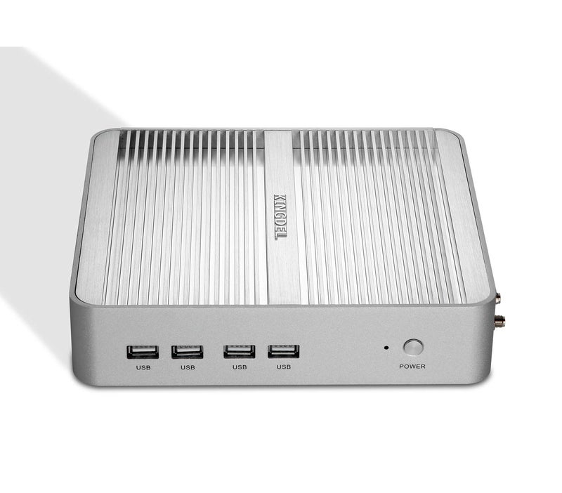 KINGDEL Fanless Mini PC, Powerful Mini Desktop Computer, i5 8th Gen. 4 Cores CPU, 16GB DDR4 RAM, 250GB SSD, 4096x2304, HD Port, LAN, VGA, 4xUSB 3.0, W-11 Pro - Image 4