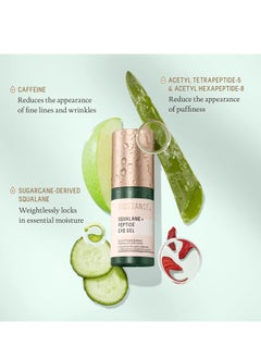 BIOSSANCE Biossance Squalane + Peptide Eye Gel - Ultra-Hydrating Under Eye Cream - Reduces Puffiness & Dark Circles - Eye Wrinkles Repair Moisturizer- Anti Aging & Hydrating, Day & Night Cream - 0.5oz  - Image 3
