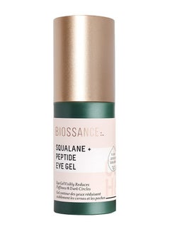 BIOSSANCE Biossance Squalane + Peptide Eye Gel - Ultra-Hydrating Under Eye Cream - Reduces Puffiness & Dark Circles - Eye Wrinkles Repair Moisturizer- Anti Aging & Hydrating, Day & Night Cream - 0.5oz  - Image 1