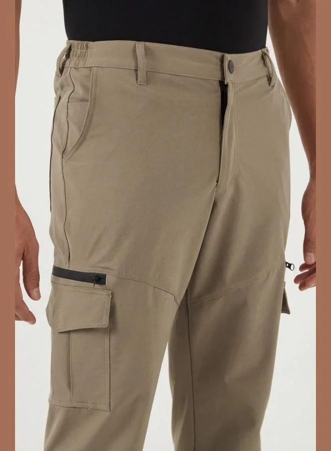 Buratti  Buratti Regular Fit Normal Waist Pocket Detail Trekking and Courier Trousers Men's TROUSERS 693150 for Men | Best Price UAE
