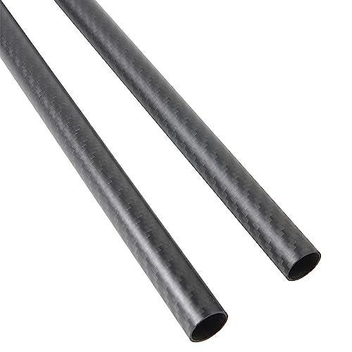 cncarbonfiber 2pcs 18mm Carbon Fiber Tube 18mmx16mmx420mm,3K Roll Wrapped Tube Twill Matte Finish - Image 5