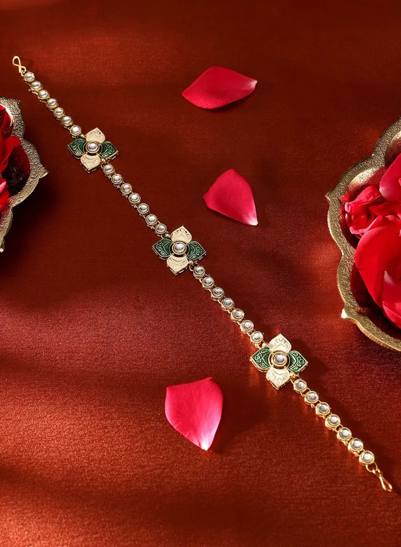 Priyaasi Plated Kundan Studded Matha Patti