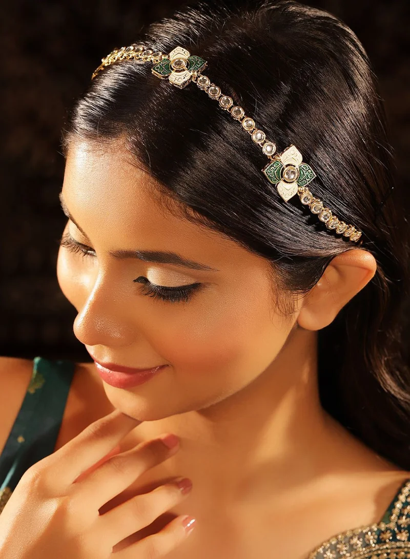 Priyaasi Plated Kundan Studded Matha Patti
