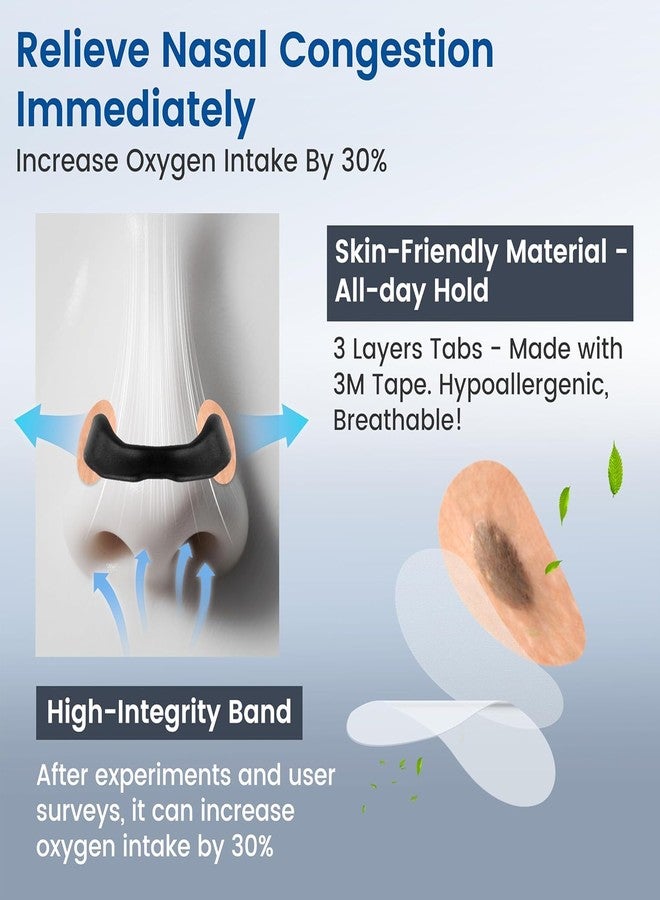 ON STORE Magnetic Nasal Strips for Breathing - Natural Airflow Support for Snoring Relief, Better Sleep & Sports | Reusable, Drug-Free Nasal Dilator | Improves Airflow for Athletes, Nighttime & Daytime Use (PREMIUM) - Image 2