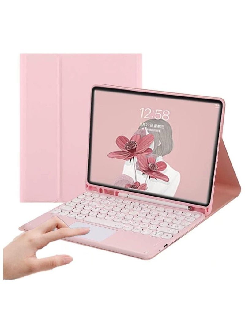 Keyboard Case For Ipad 10th Generation Case 10.9 Inch 2022 Touchpad Detachable Keyboard With Pencil Holder Slim Leather Folio Smart Cover For Ipad 10th Gen 10.9 Inch 